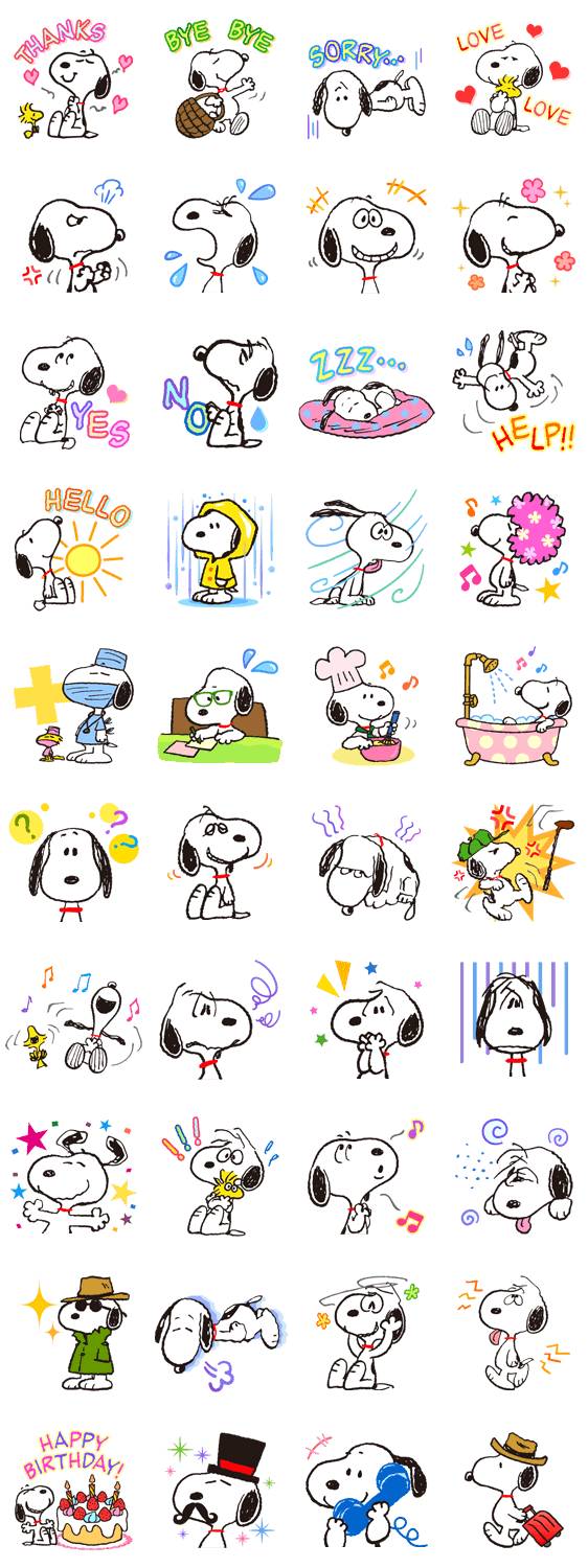 SNOOPY?FUNNY FACES